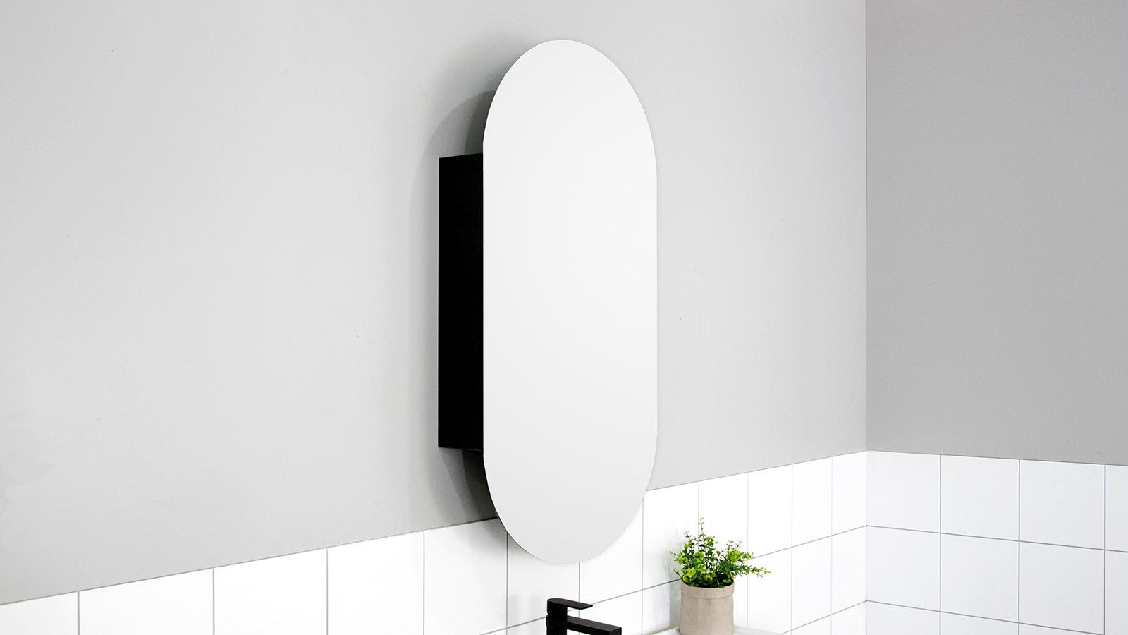 ADP Pill Mirrored Cabinet PLSC4590