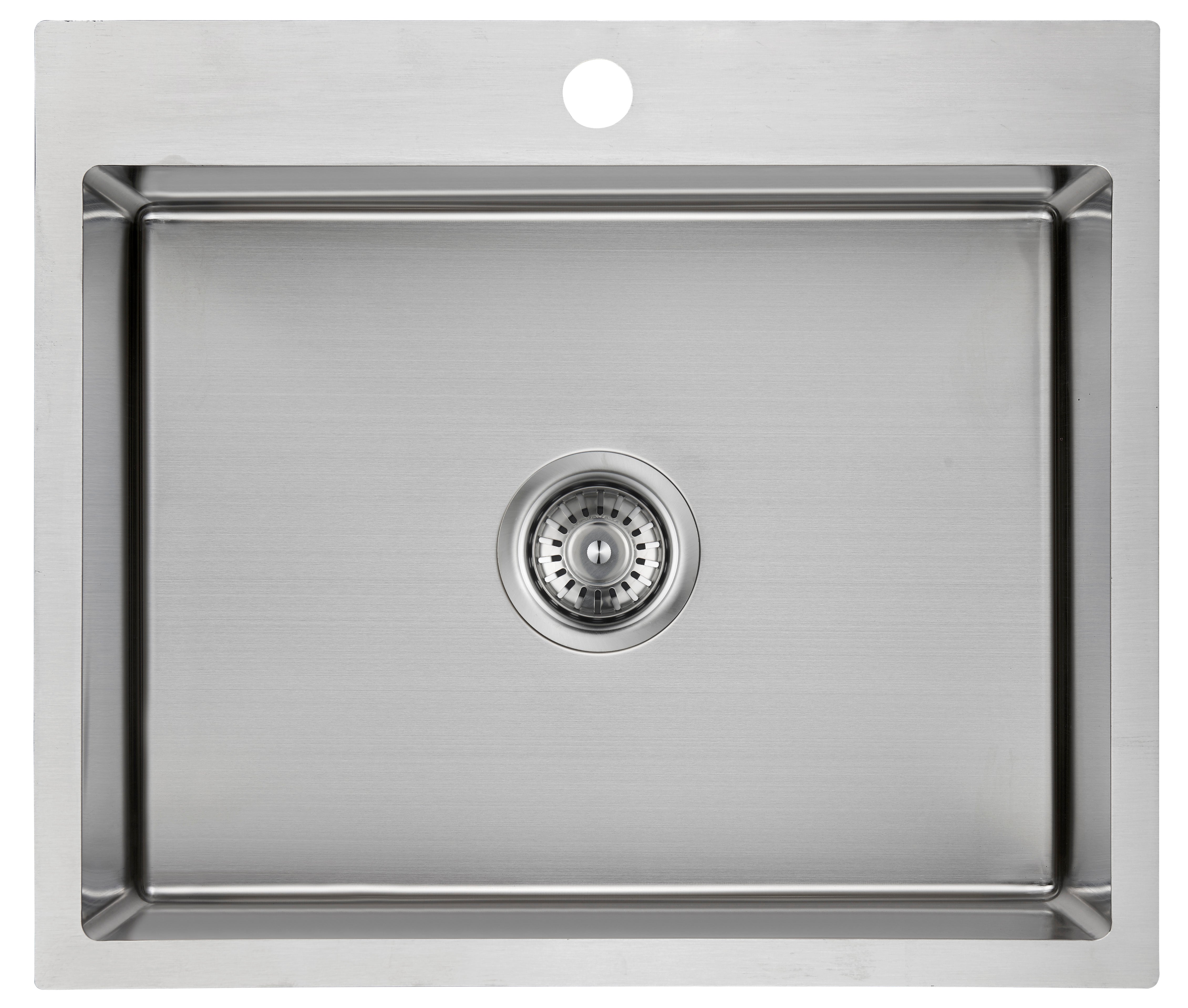 530 x 500mm Stainless Steel Sink 5340LT