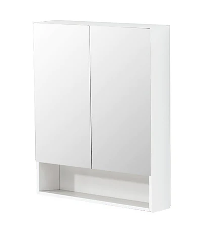 Riva PVC 600 X 750mm Pencil Edge Shaving Cabinet