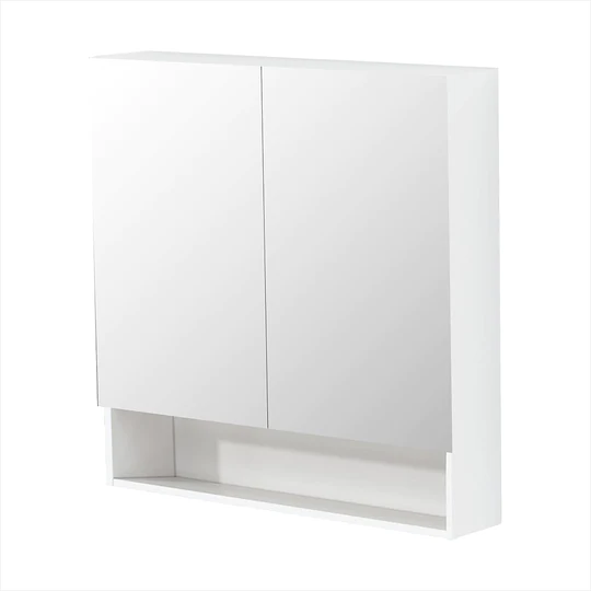 Riva PVC 750 X 750mm Pencil Edge Shaving Cabinet