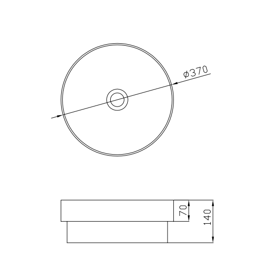 Roza Round Semi-Inset Basin