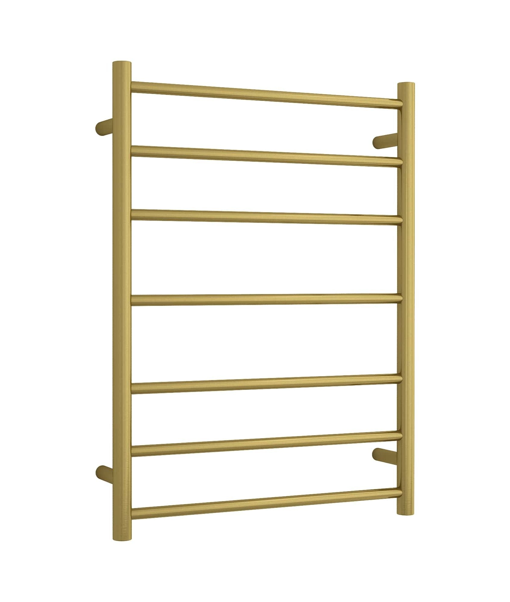 Thermogroup Straight Round 7 Bar Heated Towel Ladder Brushed Gold SR44MBG