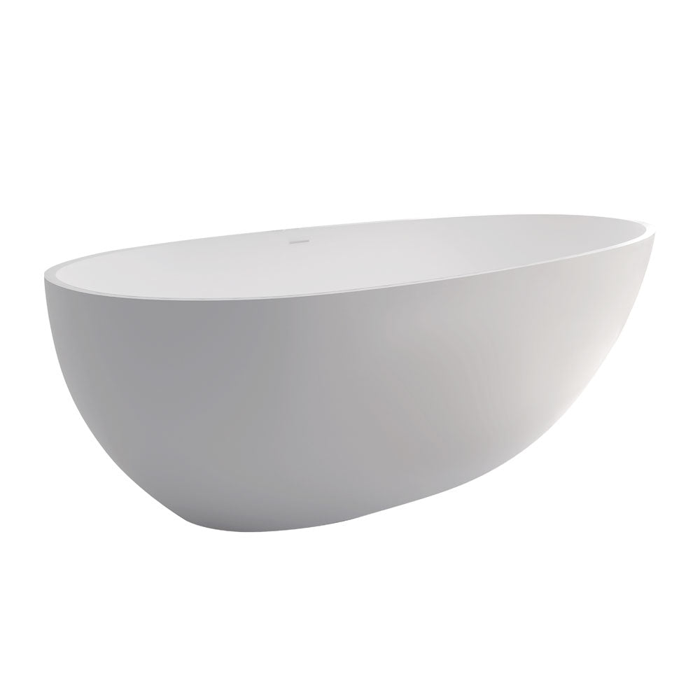 Fienza 1500 Freestanding Matte White Stone Bath ST03-1500