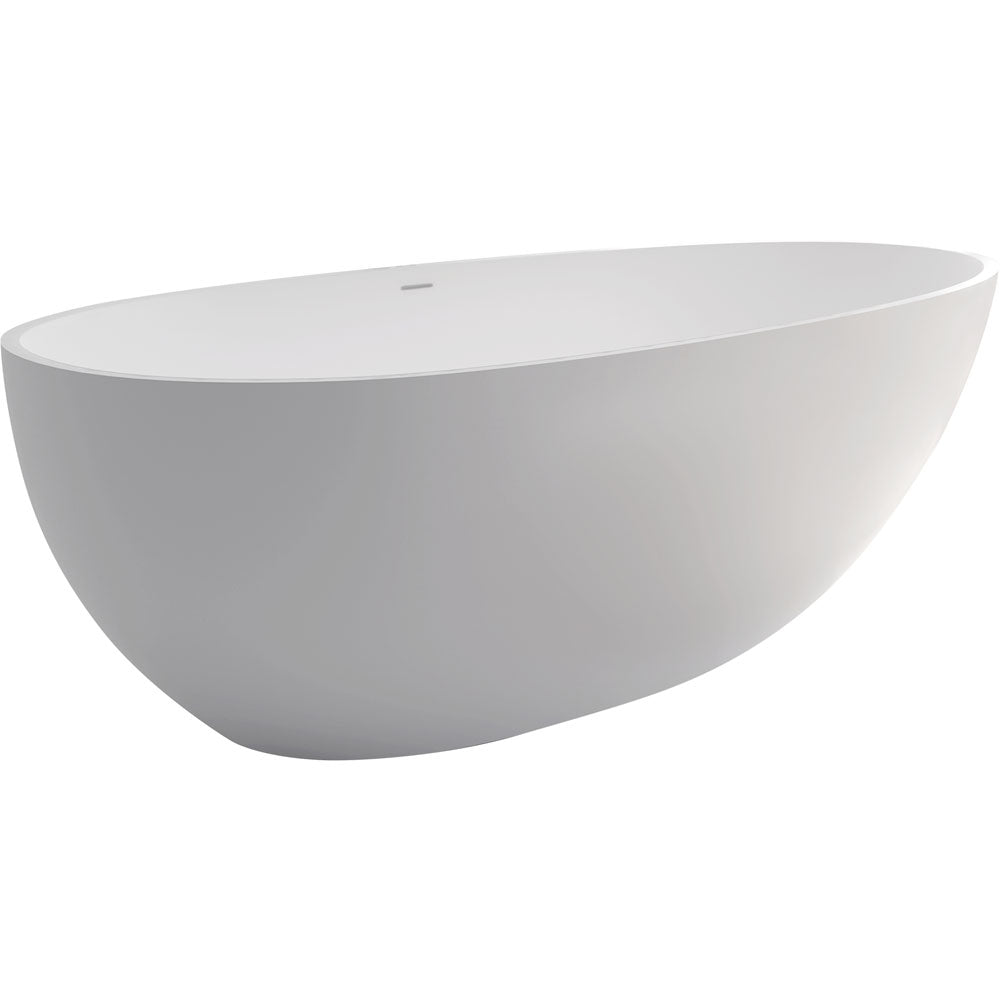 Fienza 1685 Freestanding Matte White Stone Bath ST03