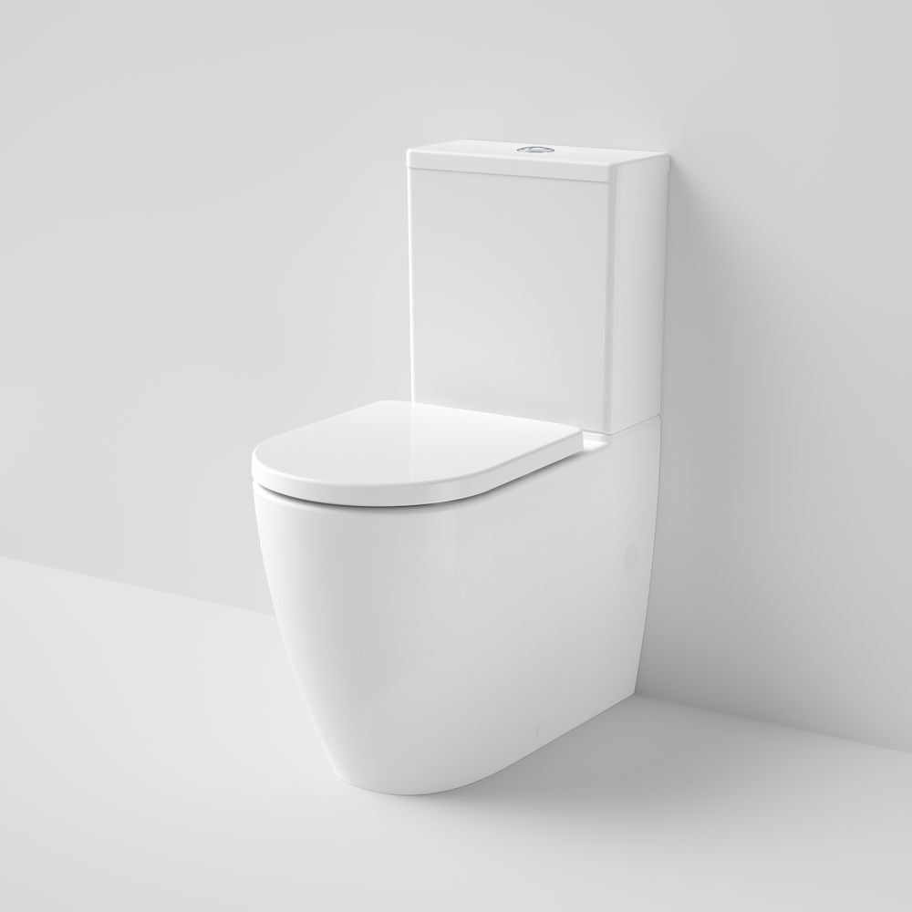 Caroma Urbane II Cleanflush Back to Wall Toilet Suite, Back Entry 746350W
