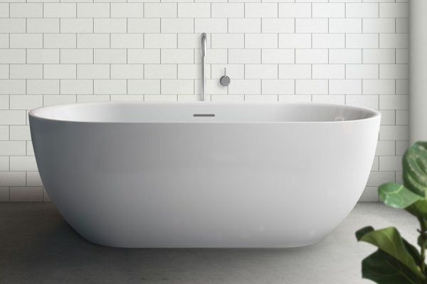 Decina Valentina 1700 Freestanding Bath Matte White VA1700MW