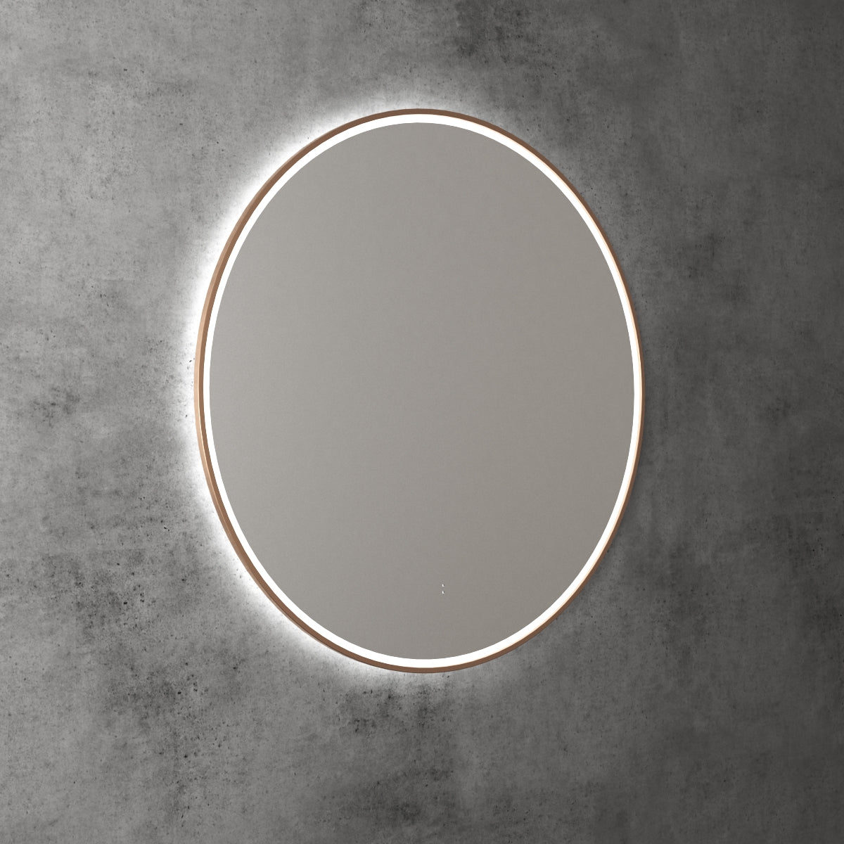 Aulic LED Windsor Brushed Bronze Framed Mirror 900mm LMWIN-900-BZ