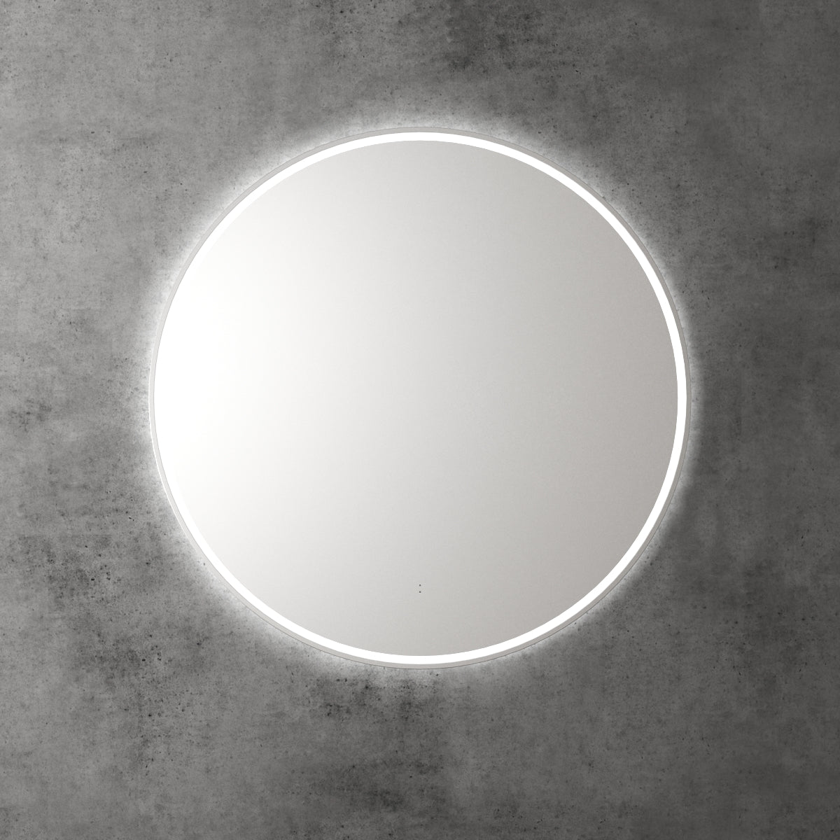 Aulic LED Windsor Brushed Nickel Framed Mirror 900mm LMWIN-900-BN