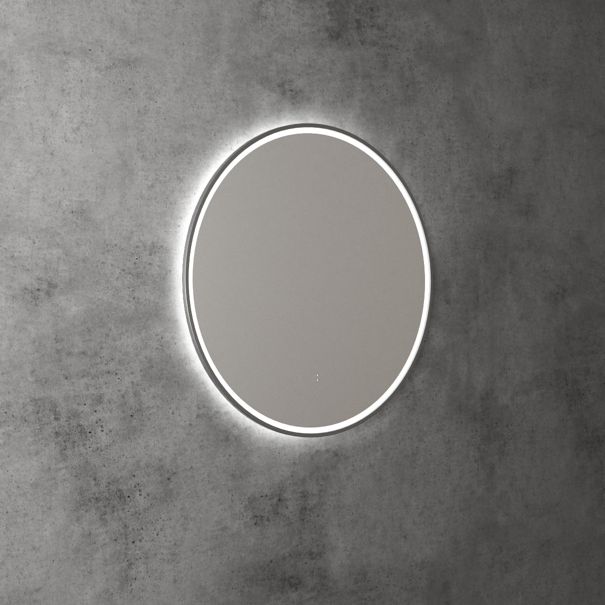 Aulic LED Windsor Gun Metal Framed Mirror 700mm LMWIN-700-GM