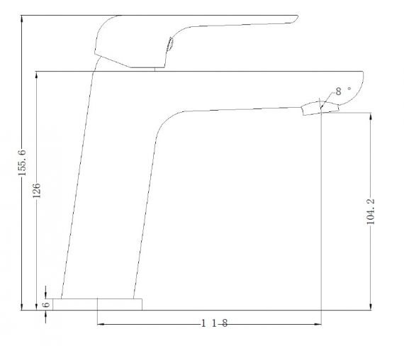 Nero Elgin Basin Mixer NR231401