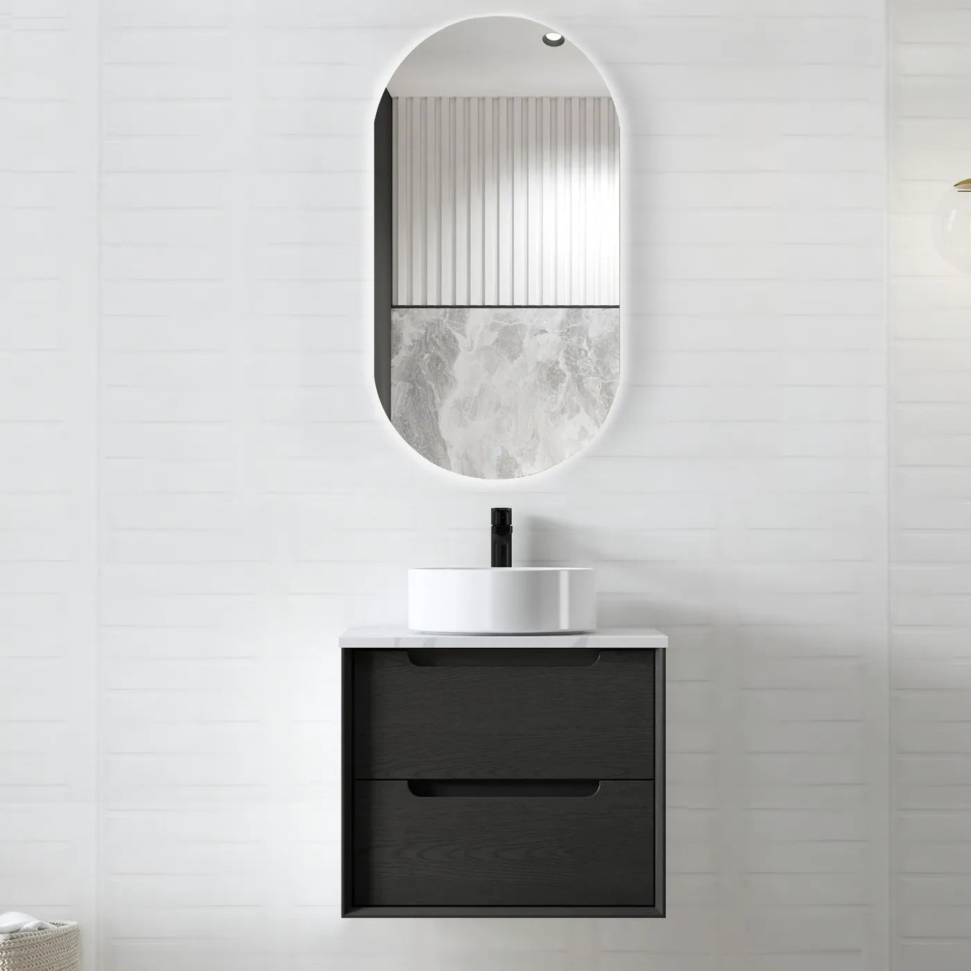 Otti Byron Vanity Black Oak