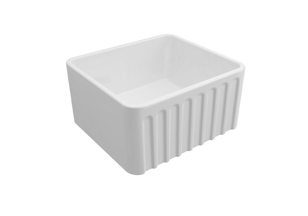 Turner Hastings Novi 50 x 46 Fine Fireclay Butler Sink Matte White NO503FS-MW