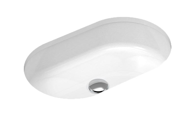 ADP Mila Under-Counter Gloss Solid Surface Basin TOPSMIL5435GW