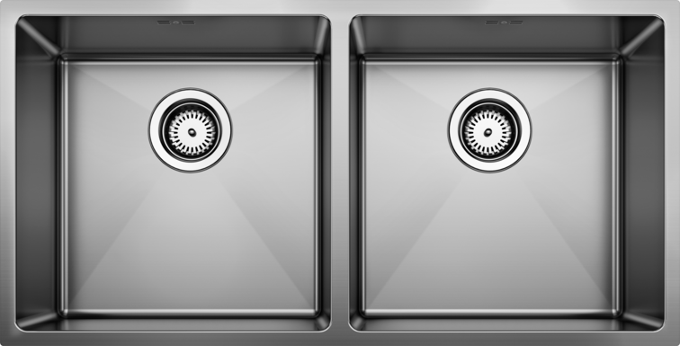 Blanco Quatrus R15 400/400-IU Double Bowl Sink