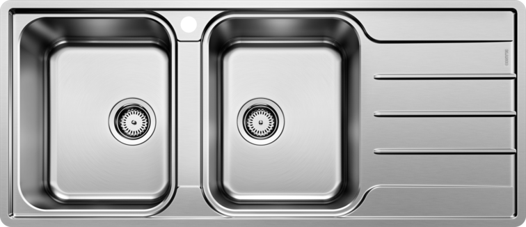 Blanco Lemis 8S-IF Double Bowl Sink with Drainer