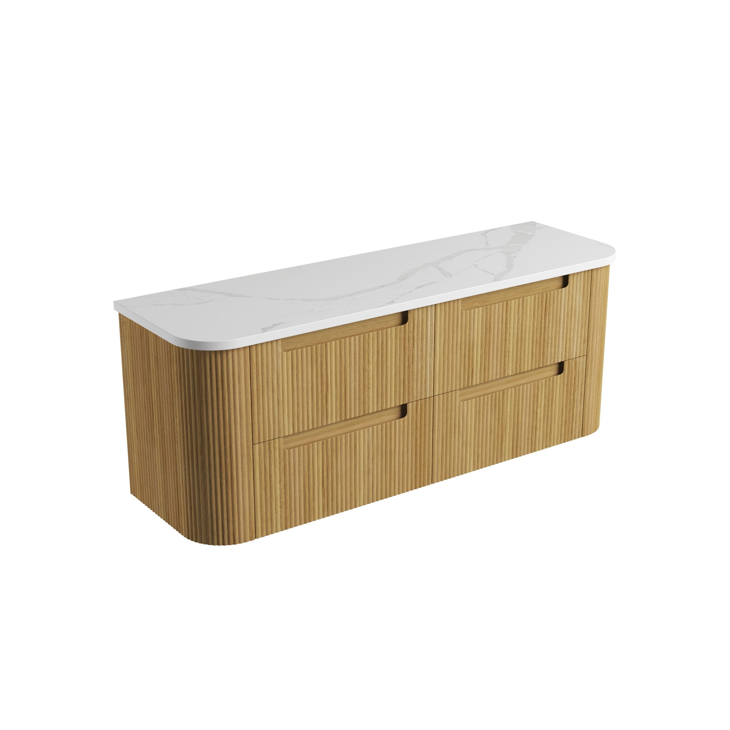 Aulic Varcelli 1500mm Tier Wall Hung Vanity Single Bowl