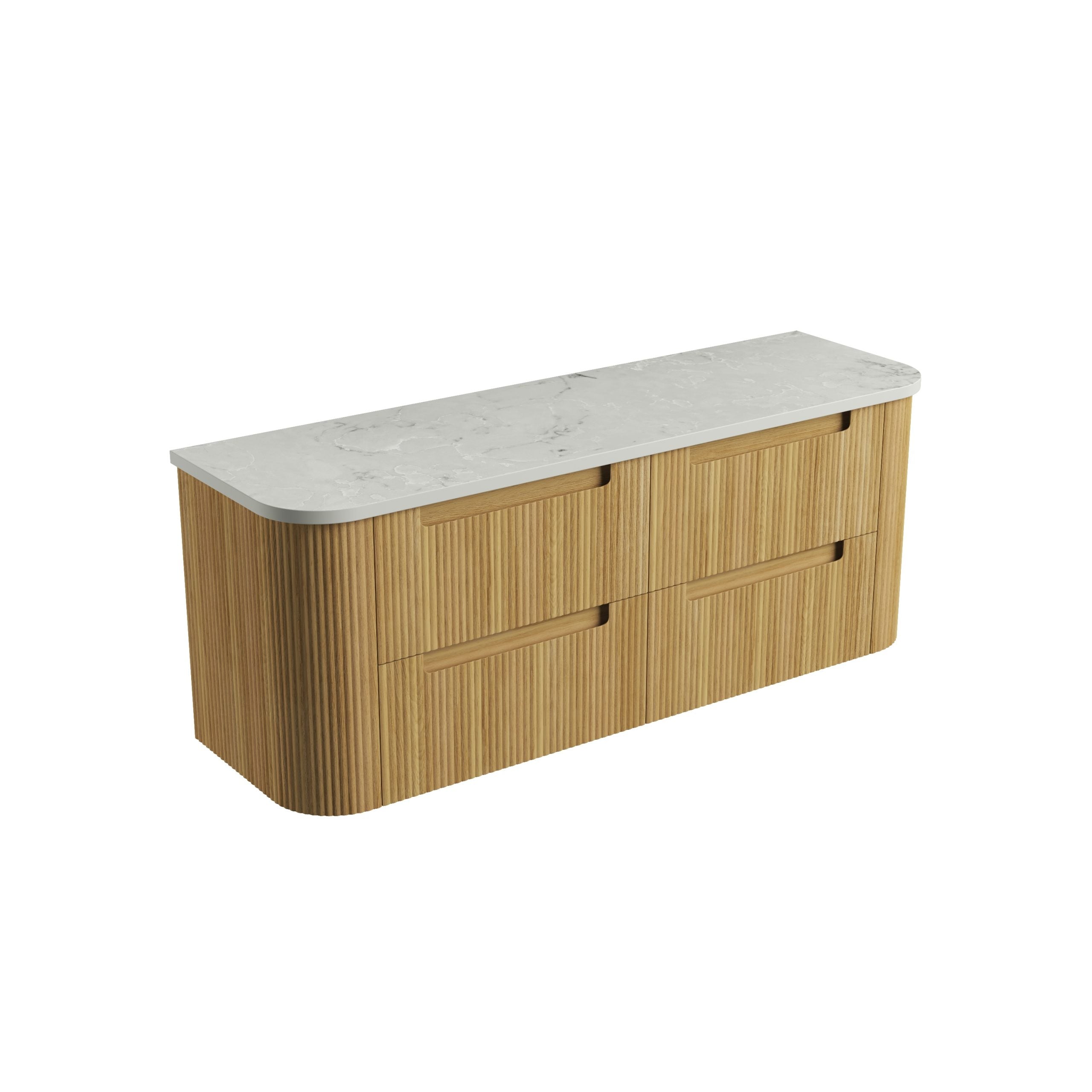 Aulic Varcelli 1500mm Tier Wall Hung Vanity Single Bowl