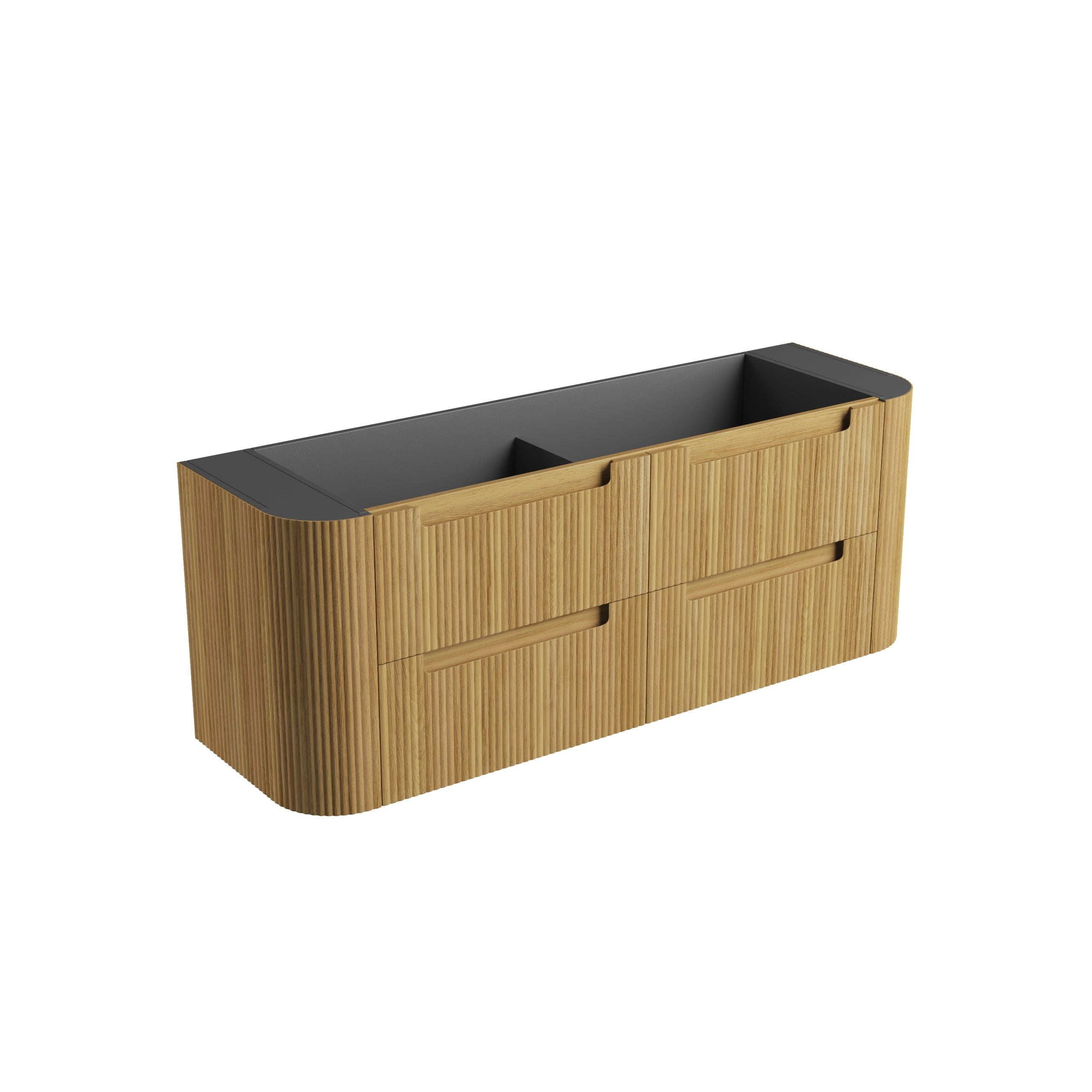 Aulic Varcelli 1500mm Tier Wall Hung Vanity Double Bowl