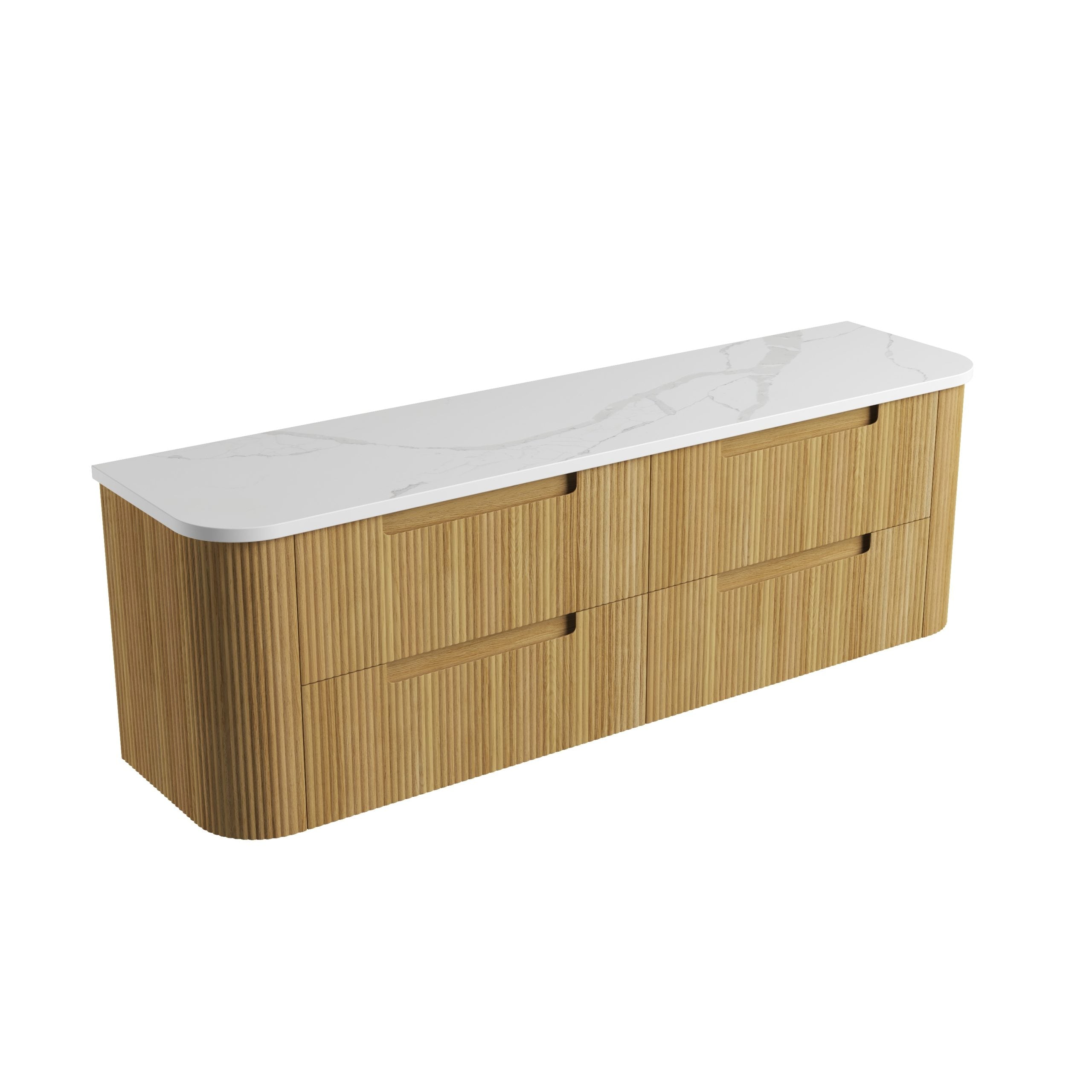 Aulic Varcelli 1800mm Tier Wall Hung Vanity Single Bowl