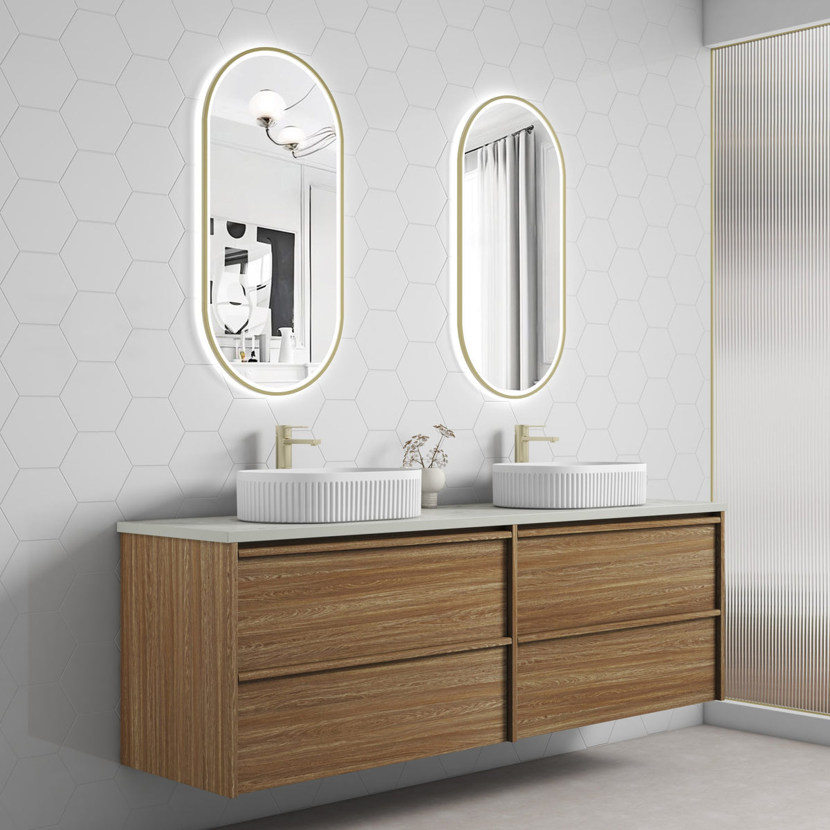 Aulic Venetta 1800mm Framed Wall Hung Vanity
