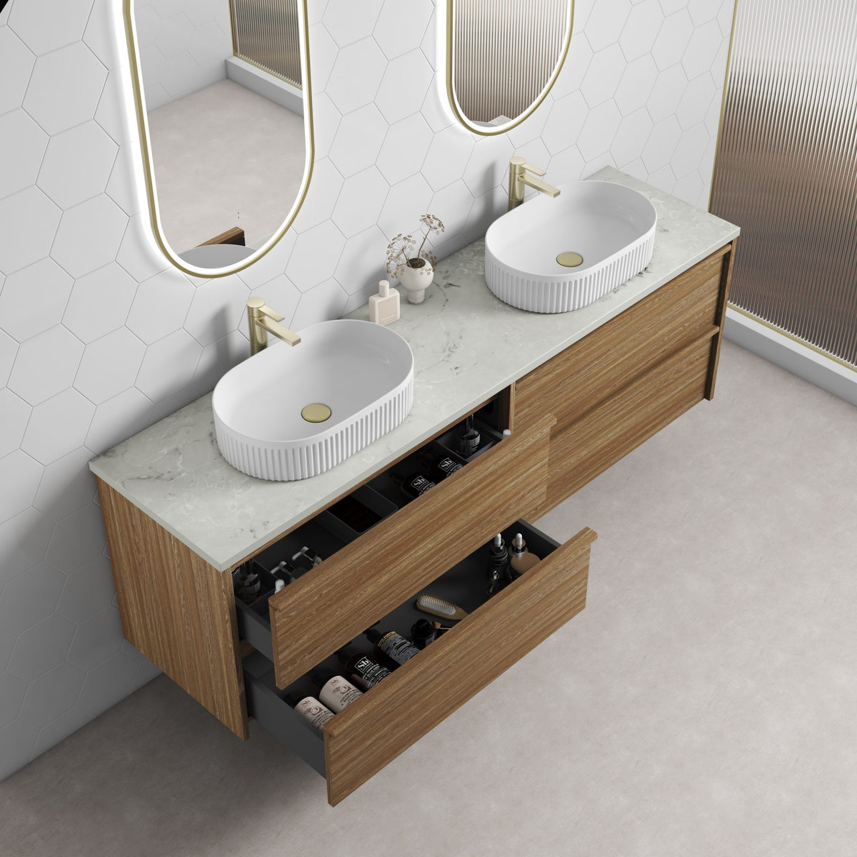Aulic Venetta 1800mm Framed Wall Hung Vanity