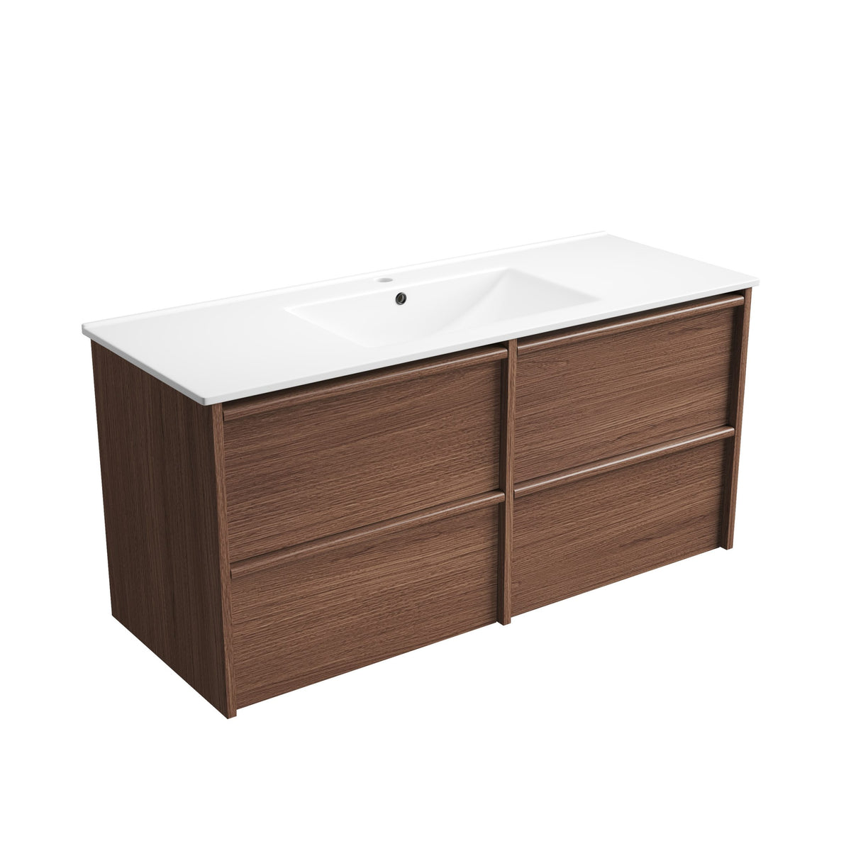 Aulic Venetta 1200mm Framed Wall Hung Single Bowl Vanity