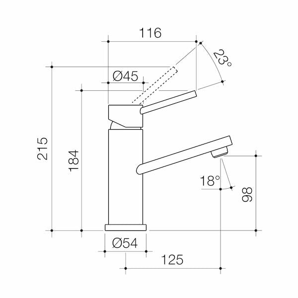 Dorf Villa Basin Mixer  6901.045A