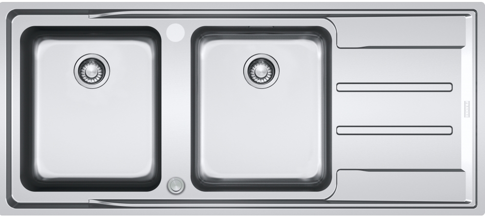 Franke Aton Double Bowl with Drainer ANX221