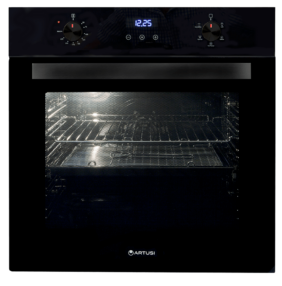 Artusi 60cm Black Glass 5 Function Oven AO676B