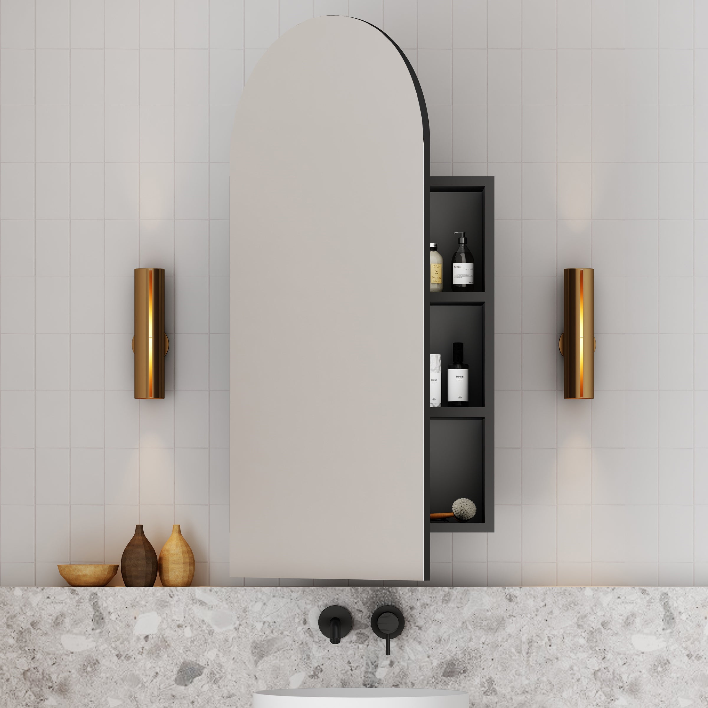 Cassa Design 450mm Archied Shaving Cabinet