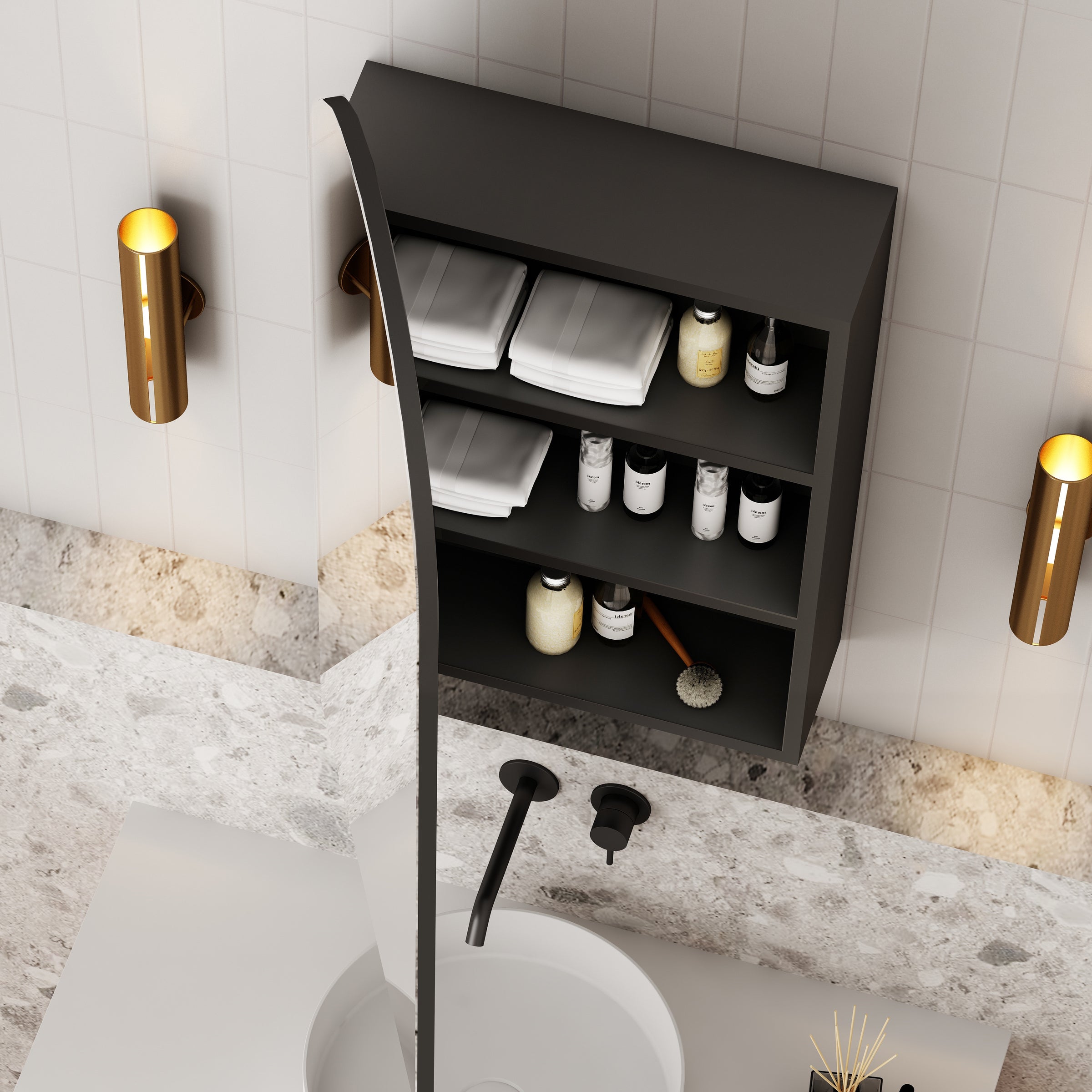 Cassa Design 450mm Archied Shaving Cabinet