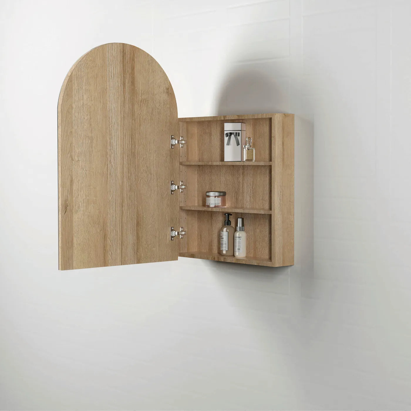 Otti Archie 600mm Shaving Cabinet Natural Oak ARSV9060N