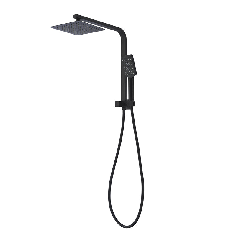 Ecking Twin Shower Half Rail Matte Black BKSS101H