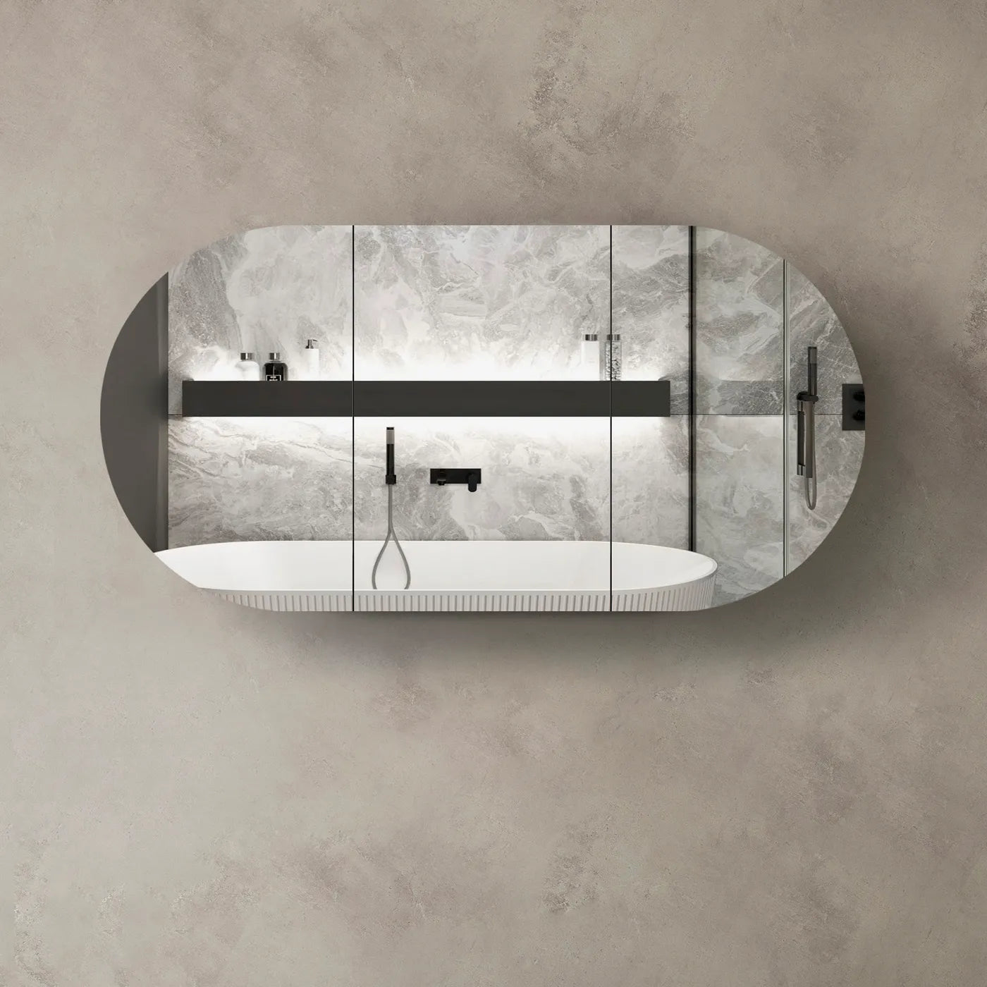 Otti Bondi Designer Shaving Cabinet - BOSV1890