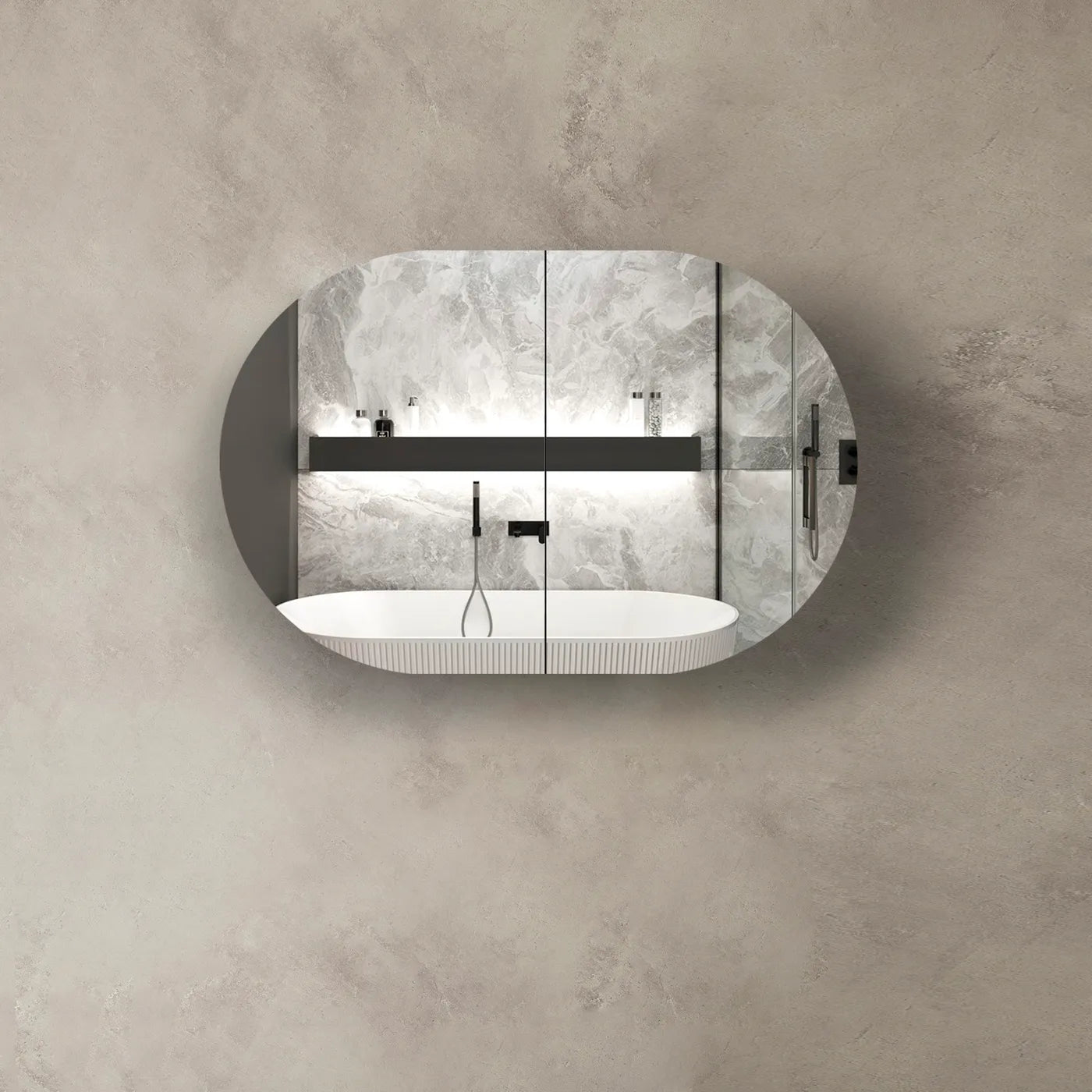 Otti Bondi Designer Shaving Cabinet - BOSV9060