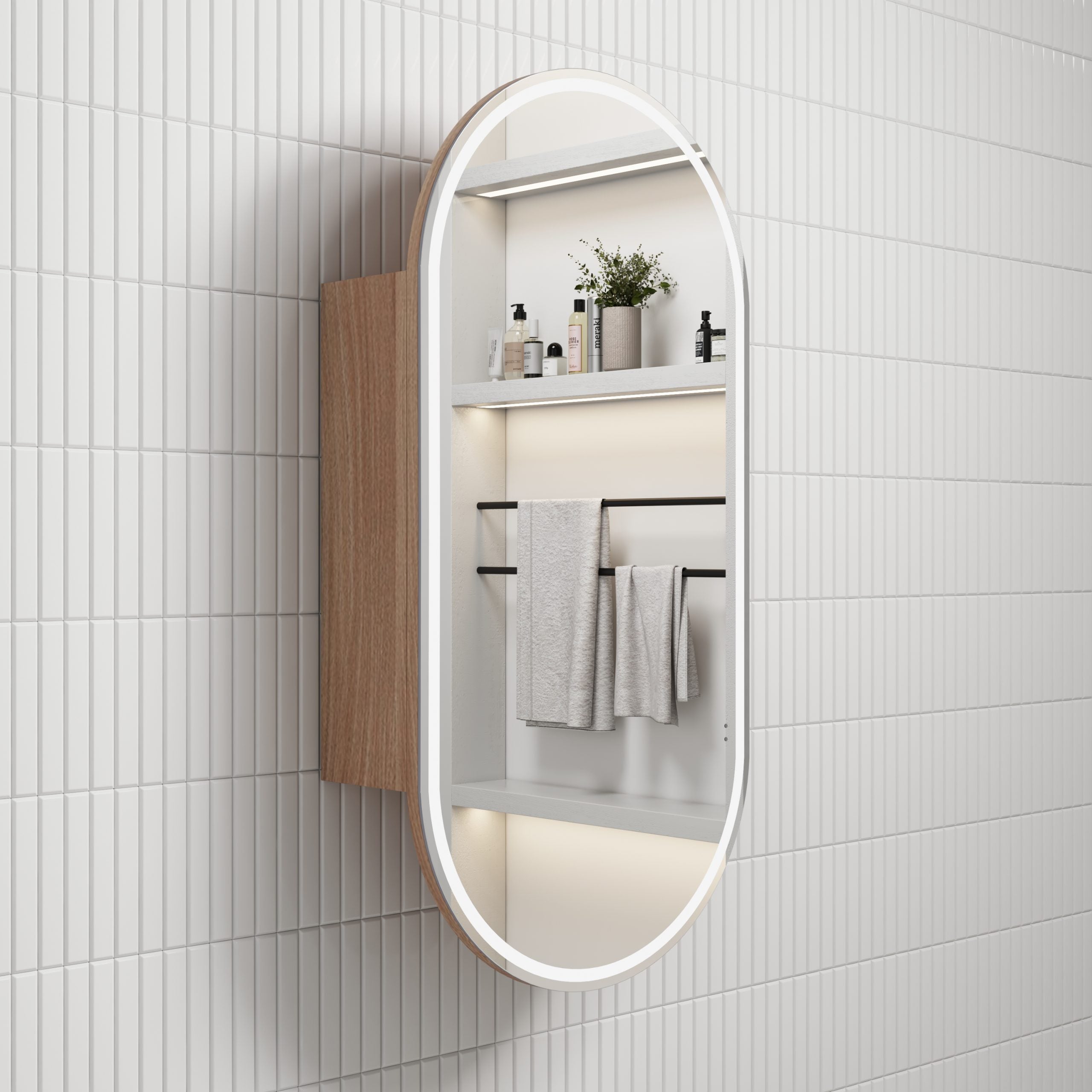 Aulic Beau Monde LED Frameless Shaving Cabinet