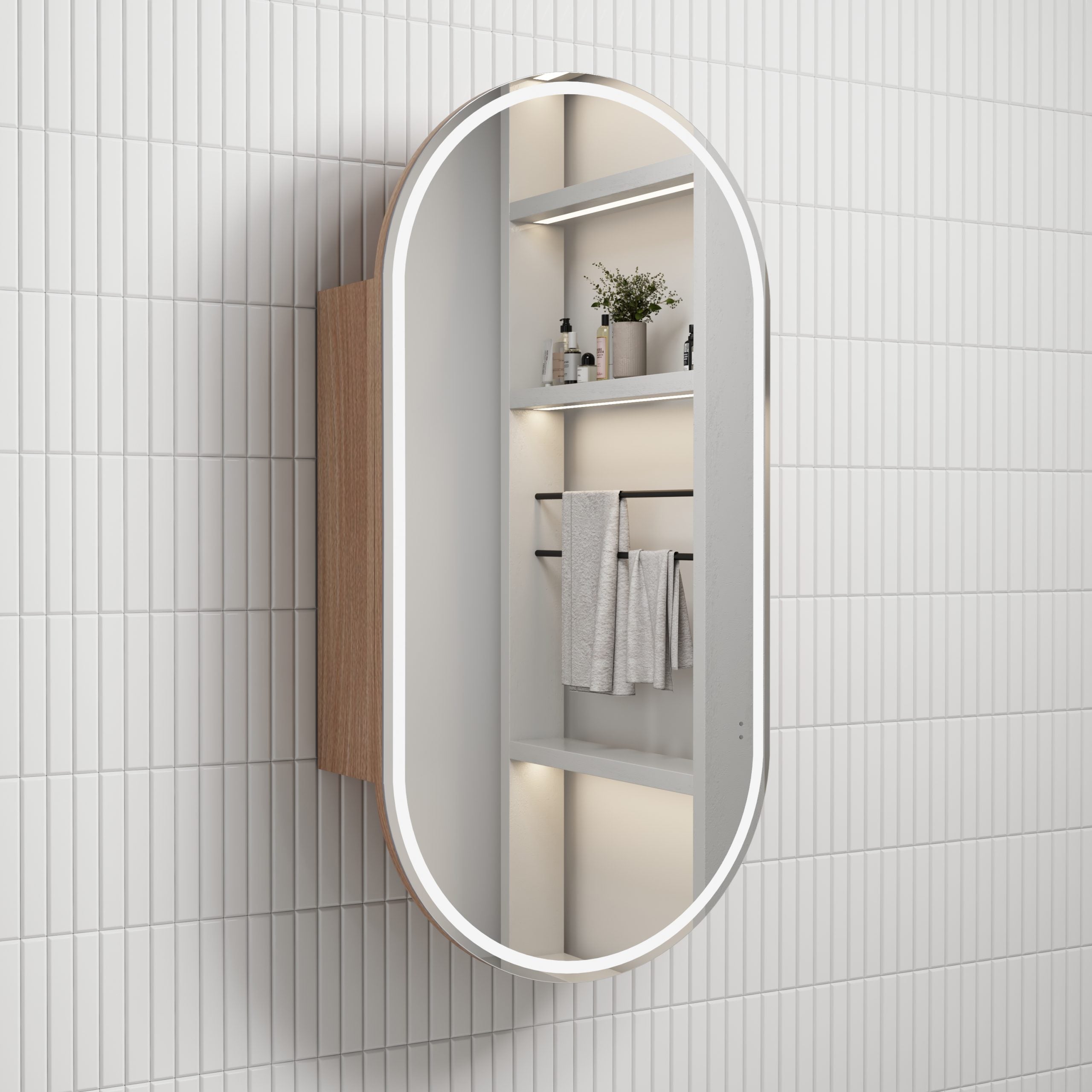 Aulic Beau Monde LED Frameless Shaving Cabinet