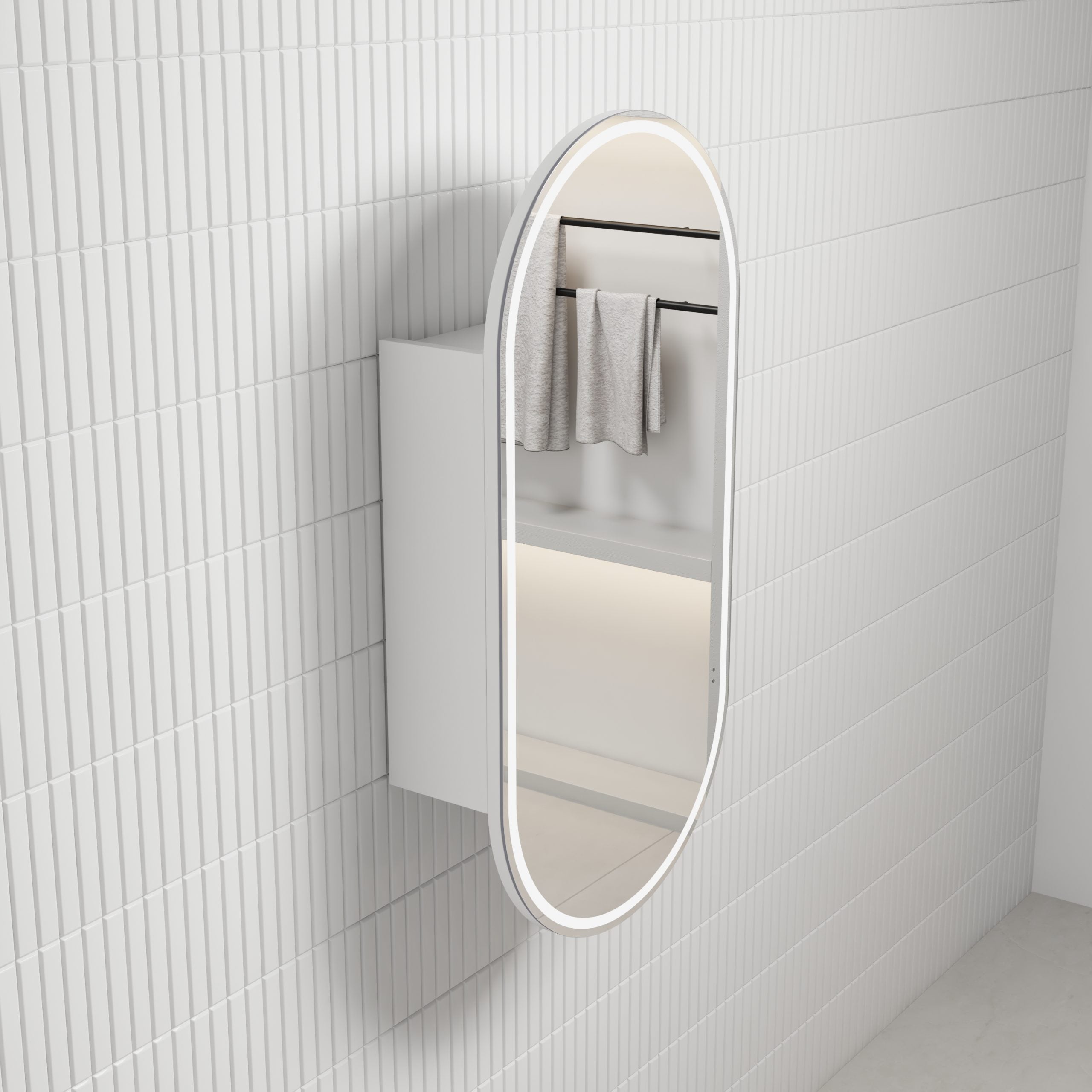 Aulic Beau Monde LED Frameless Shaving Cabinet