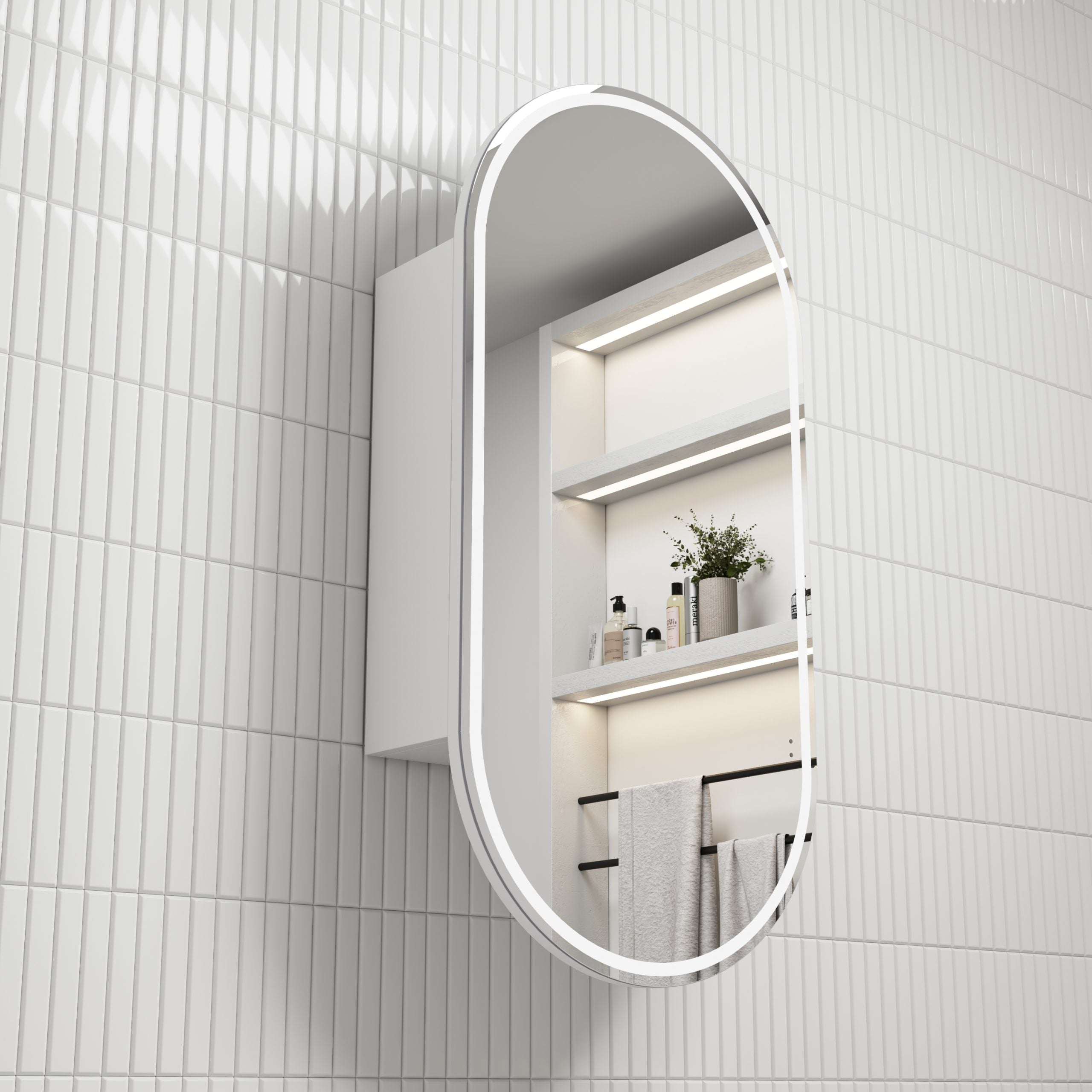 Aulic Beau Monde LED Frameless Shaving Cabinet