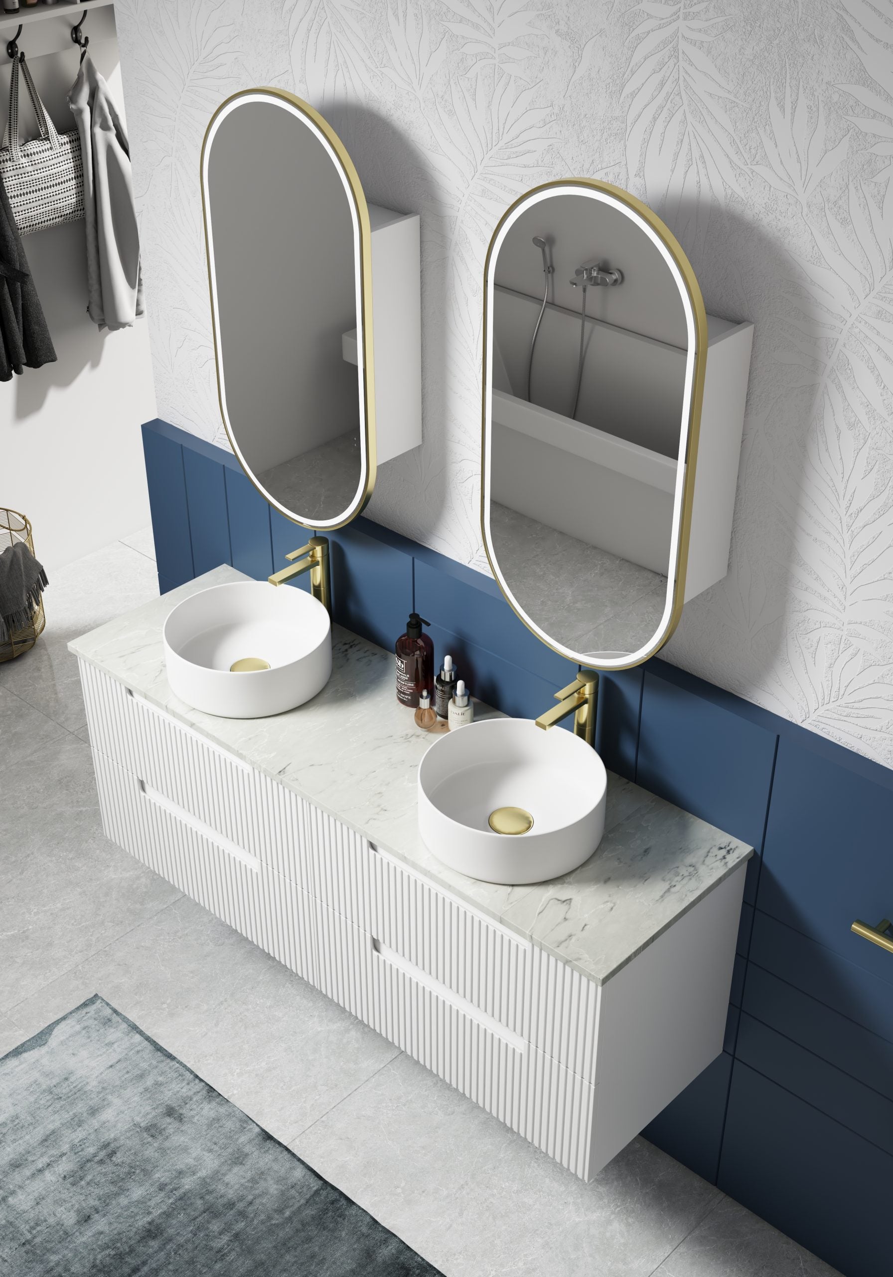 Aulic Beau Monde LED Frame Shaving Cabinet