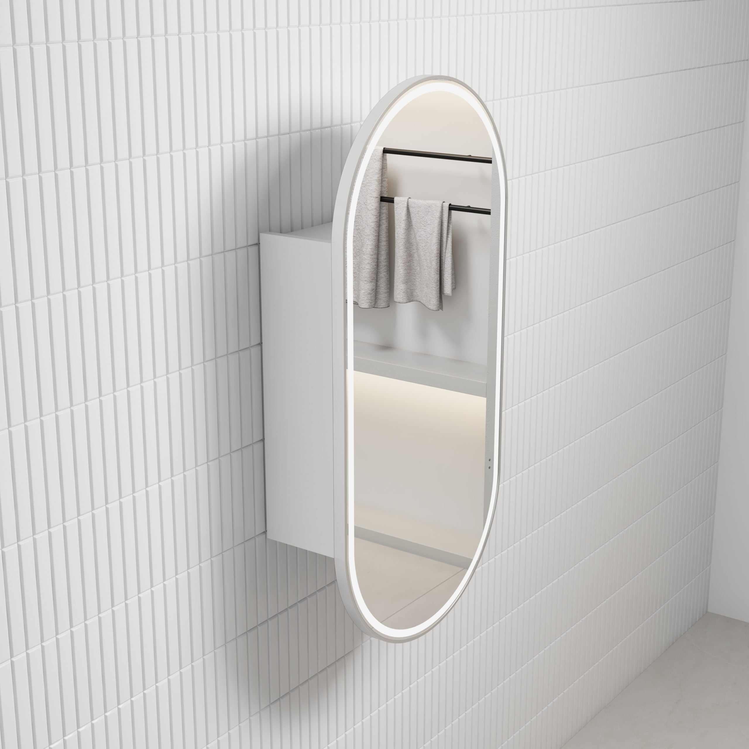 Aulic Beau Monde LED Frame Shaving Cabinet