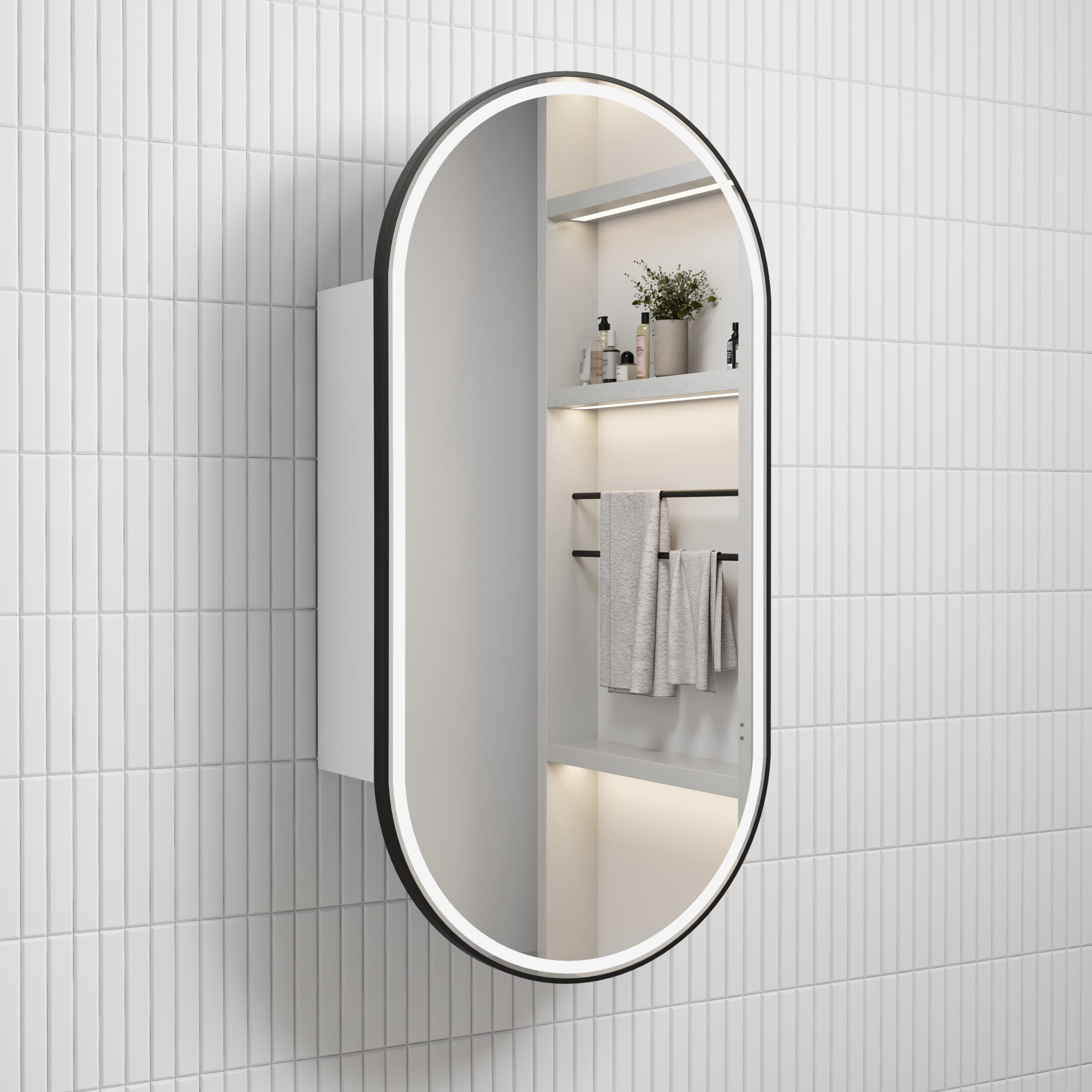 Aulic Beau Monde LED Frame Shaving Cabinet