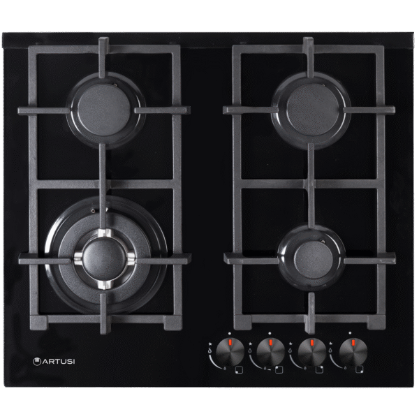 Artusi 60cm Glass Gas Cooktop CAGH6000