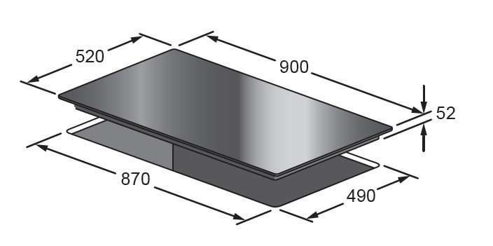 Kleenmaid 90cm Ceramic Cooktop CCT9030