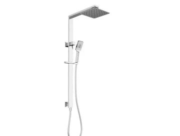 CJ Luxury Grand Twin Shower Bottom Inlet Chrome CJ-LUXG-1