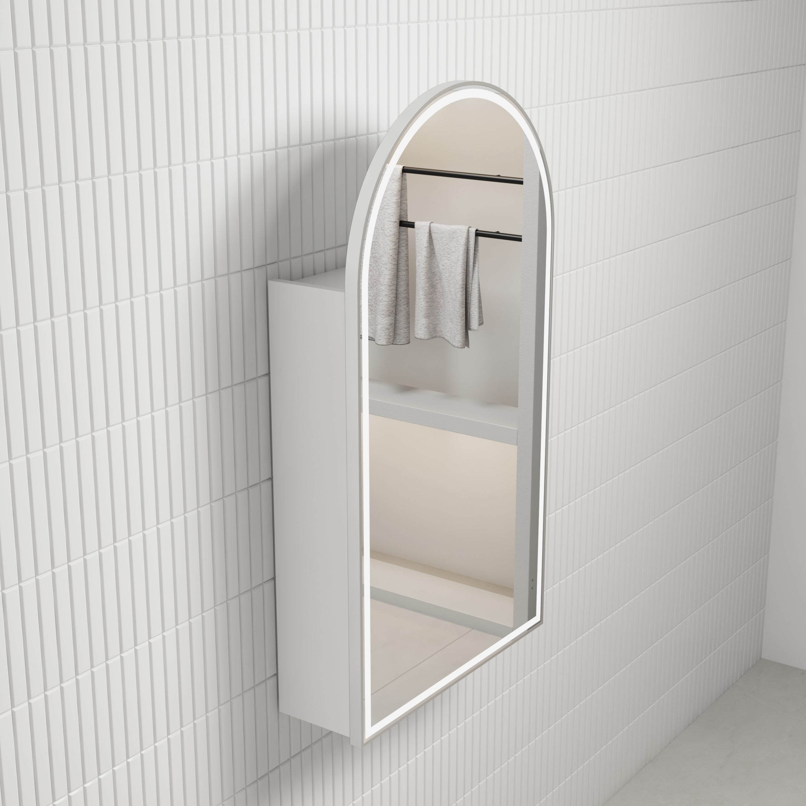 Aulic Canterbury LED Frame Shaving Cabinet