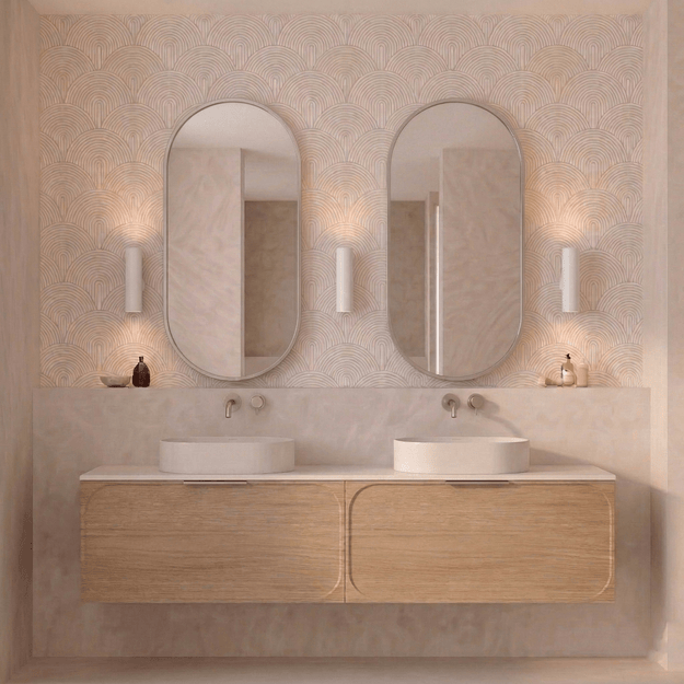 Cassa Design Elli Pill 450mm Framed Shaving Cabinet