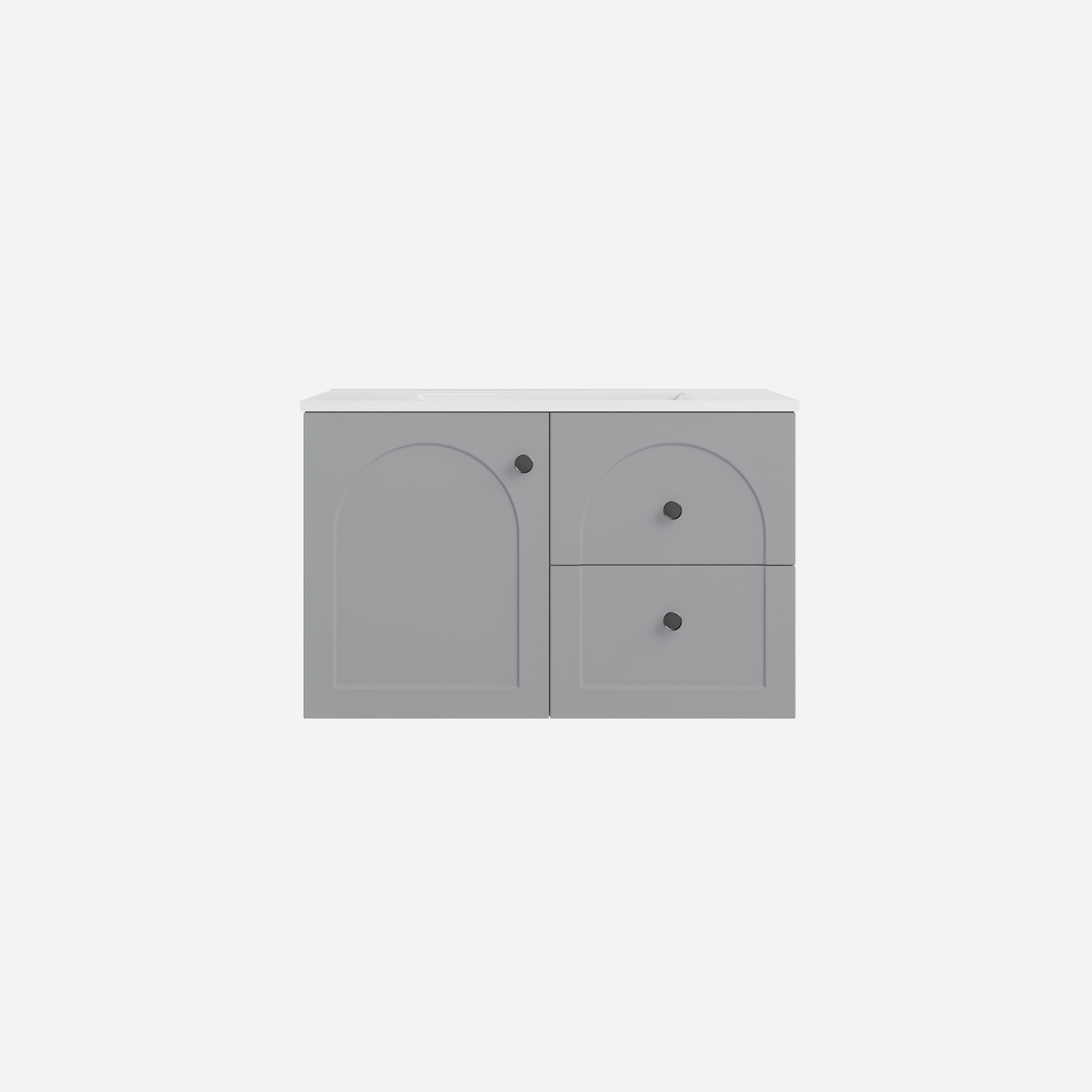 Lukka Chester 750mm Wall Hung Right-Hand Drawers Vanity Cabinet
