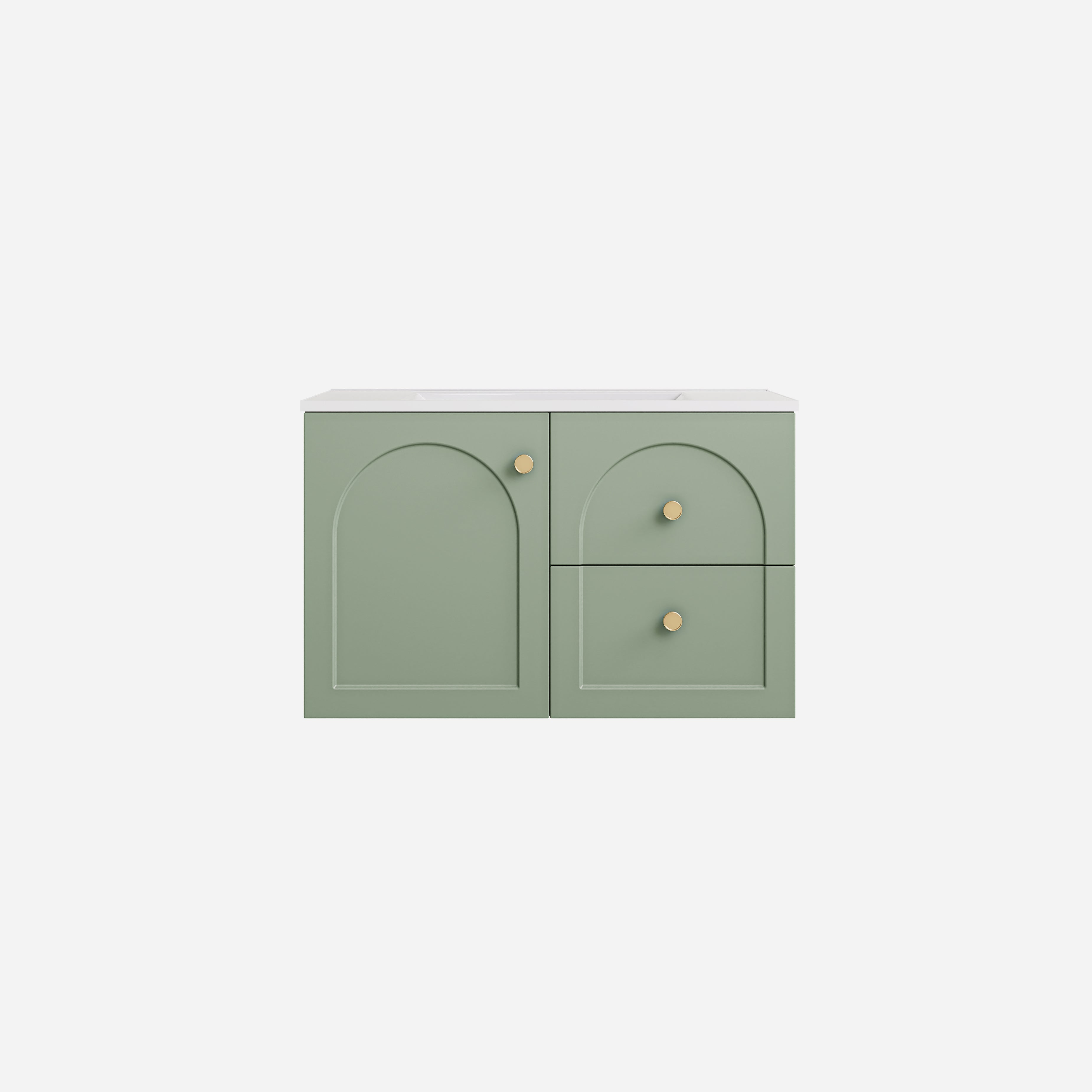 Lukka Chester 750mm Wall Hung Right-Hand Drawers Vanity Cabinet