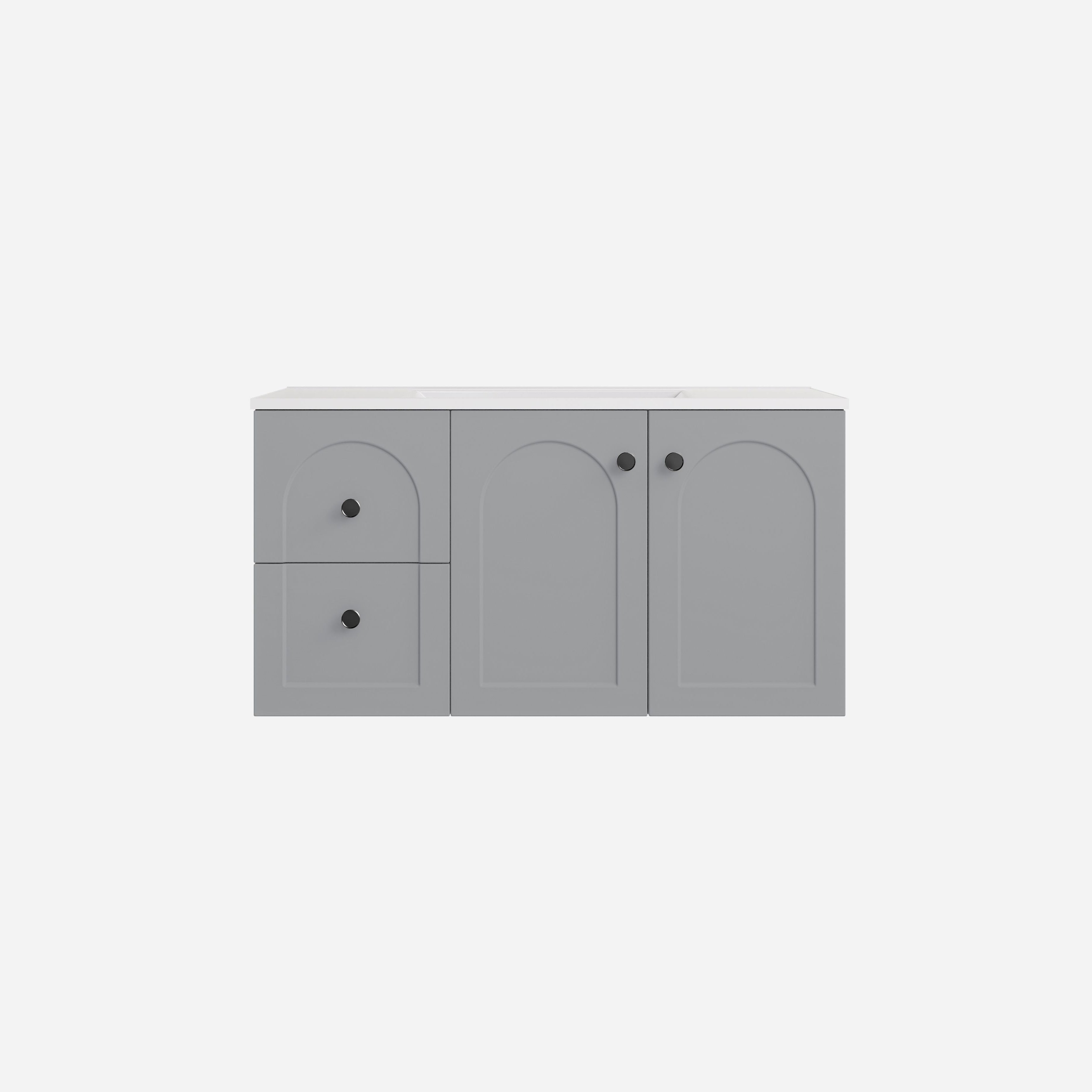 Lukka Chester 900mm Wall Hung Left-Hand Drawers Vanity Cabinet